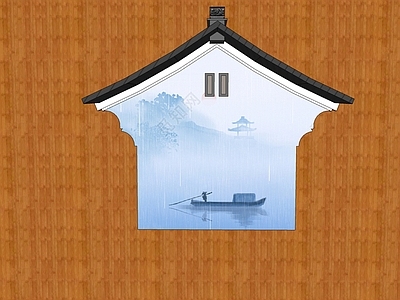 新中式背景墙 景墙