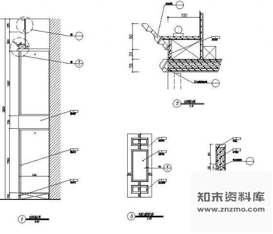 图块/节点装饰墙面 墙面通用节点