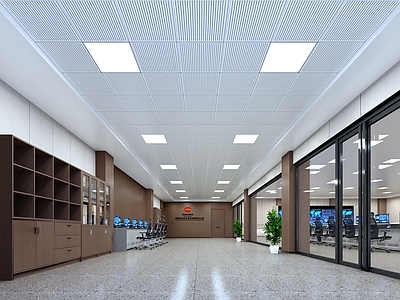 现代其他办公空间 前厅