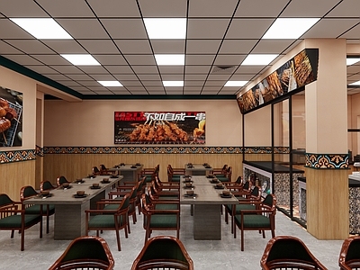 现代烧烤烤肉店 新疆烤肉店 烧烤店