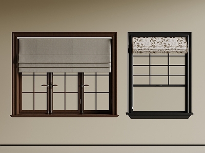 法式平开窗 法式窗户