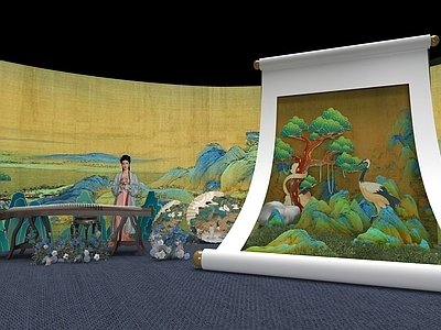 中式新中式其他美陈 花艺美陈 商场美陈