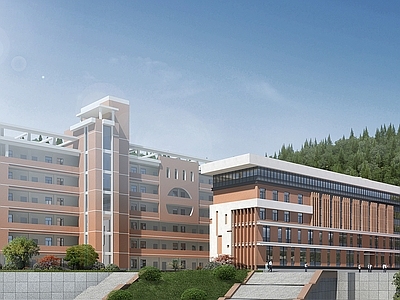 现代学校建筑 教学楼