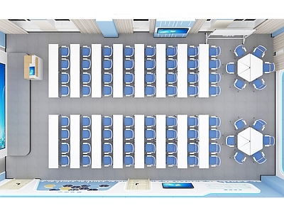 现代教室 多媒体教室 学习中心 科技教室 AI学习中心