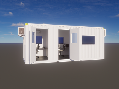 现代风格建筑 集装箱 户外集装箱 工地集装箱