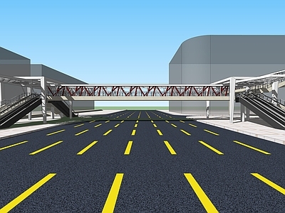 现代天桥 天桥 公路