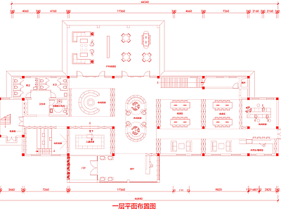 现代图书馆 图书馆平面布置图 两层图书馆平面图 开放式图书馆布局 施工图