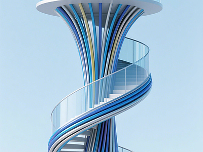 现代塔楼 景观瞭望塔