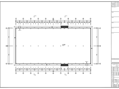 现代产业园建筑 产业园成品库车间 施工图