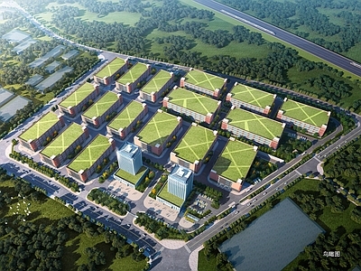 现代厂房 现代风格工业厂房