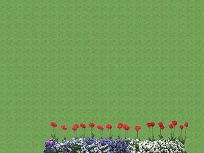 2D花草 花坛花草