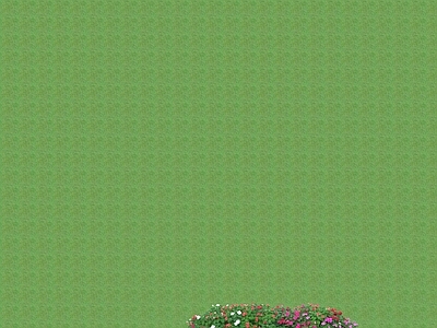 2D花草 花坛花草