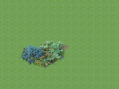 2D花草 花坛花草
