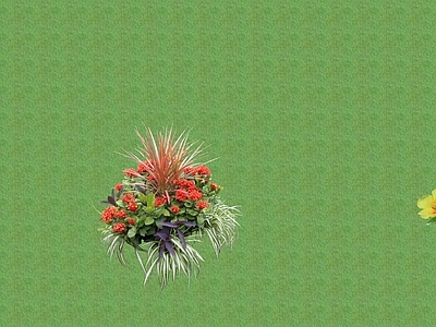 2D花草 花坛花草