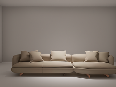 现代多人沙发 布艺沙发 Minotti