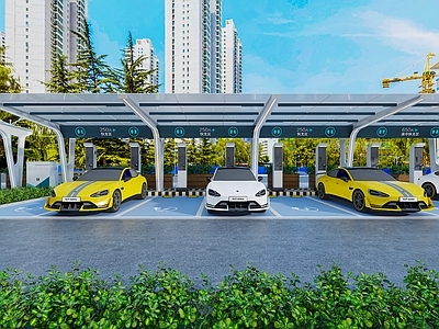 现代服务中心 充电站 充电桩 小米SU7 社区服务中心