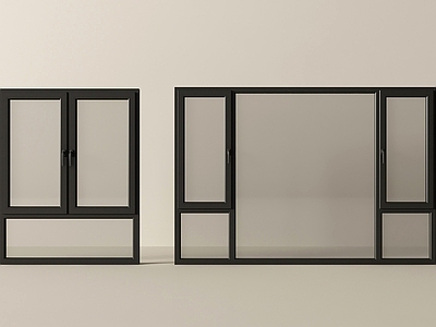 现代平开窗 窗户 窗 平开窗 落地窗