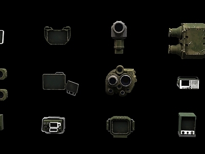 工业设备 现代科幻机甲配件