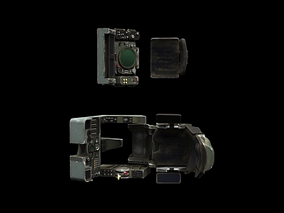 工业设备 现代科幻机甲配件