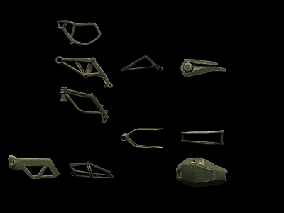 工业设备 现代科幻机甲配件