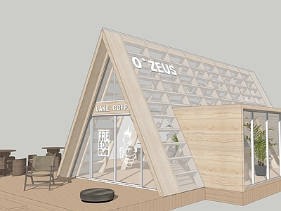 现代咖啡厅 木屋咖啡屋 快闪店 营地咖啡屋 网红咖啡屋 湖边咖啡屋