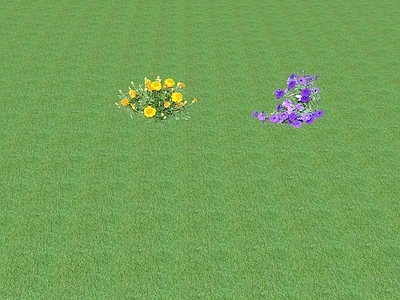 2D花草 花坛花草
