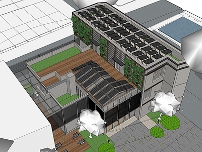 现代学校建筑 新旧结合 新旧改造