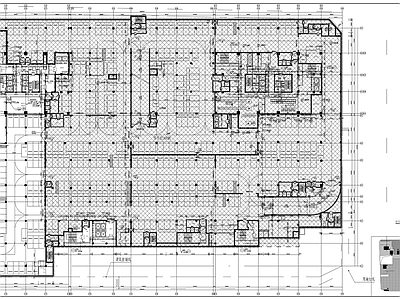 现代办公楼建筑 地下室人防建筑 施工图