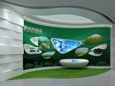 现代简约其他展厅 新农村建设展厅 城市规划展览馆 现代农业规划展厅 多媒体互动查询屏 农业展厅