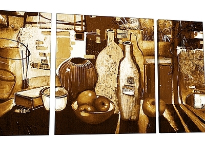 现代天桥 装饰画