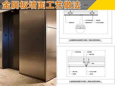 墙面节点 金属墙板节点图 墙面节点图 施工图
