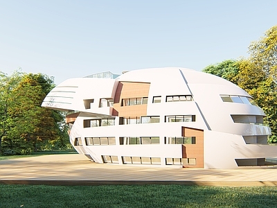现代新中式其他公共建筑 现代公共建筑 市民中心 公园建筑 文化建筑