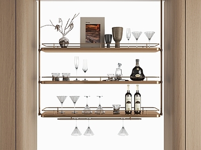 现代酒架 酒架 酒具