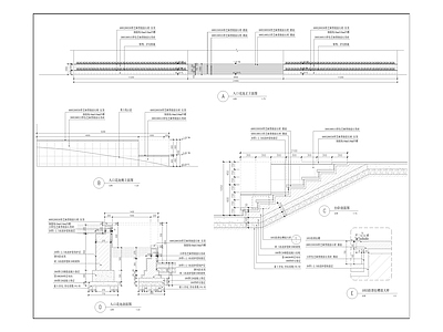 办公景观 基地景观园建 施工图