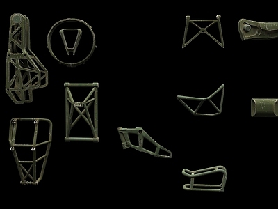 工业设备 现代科幻机器配件