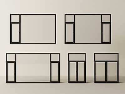 现代平开窗 窗 窗户 平开窗 玻璃窗