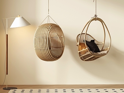 侘寂吊椅 吊椅 懒人吊椅 秋千椅 藤编吊椅