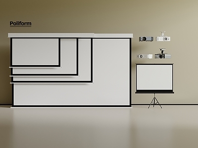 投影 投影仪 幕布