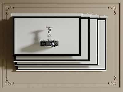 投影 投影仪 幕布