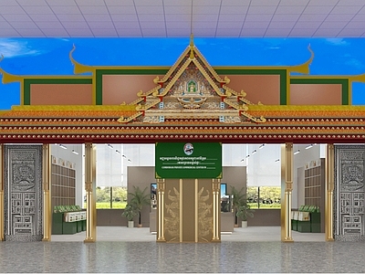 现代其他商业空间 柬埔寨 柬埔寨特产店