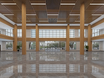 现代其他公共空间 现代办公厅