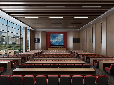 现代其他公共空间 现代报告厅