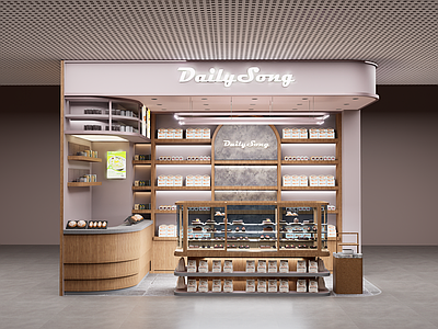 现代轻奢玩具礼品店 儿童礼品店 商业走道空间 商铺
