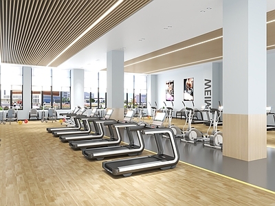 现代健身房 健身房