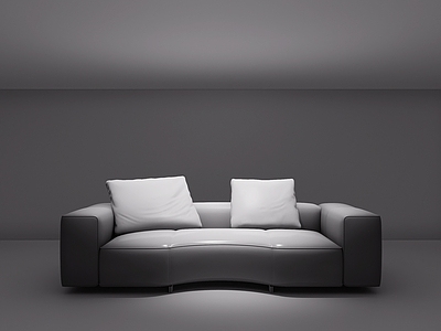 现代多人沙发 皮沙发 Minotti