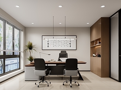 现代新中式茶叶店 新中式办公室