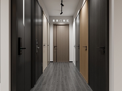 现代家居专卖店 现代装饰门展厅