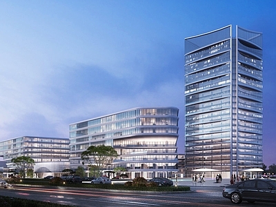 现代研发厂房 工业建筑 厂房设计