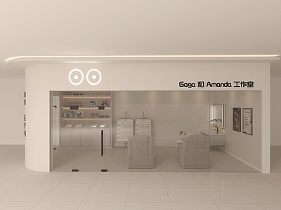 现代极简美甲店 美甲店 现代美甲店