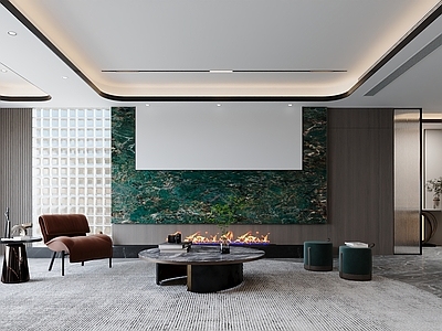 现代意式家居客厅 去客厅化 无主灯客厅 大平层客厅 高级灰客厅